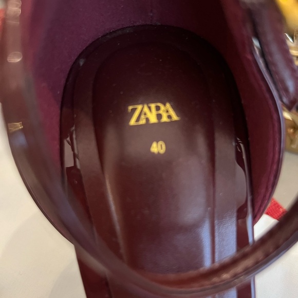 Zara strappy faux patent heel - Picture 7 of 10